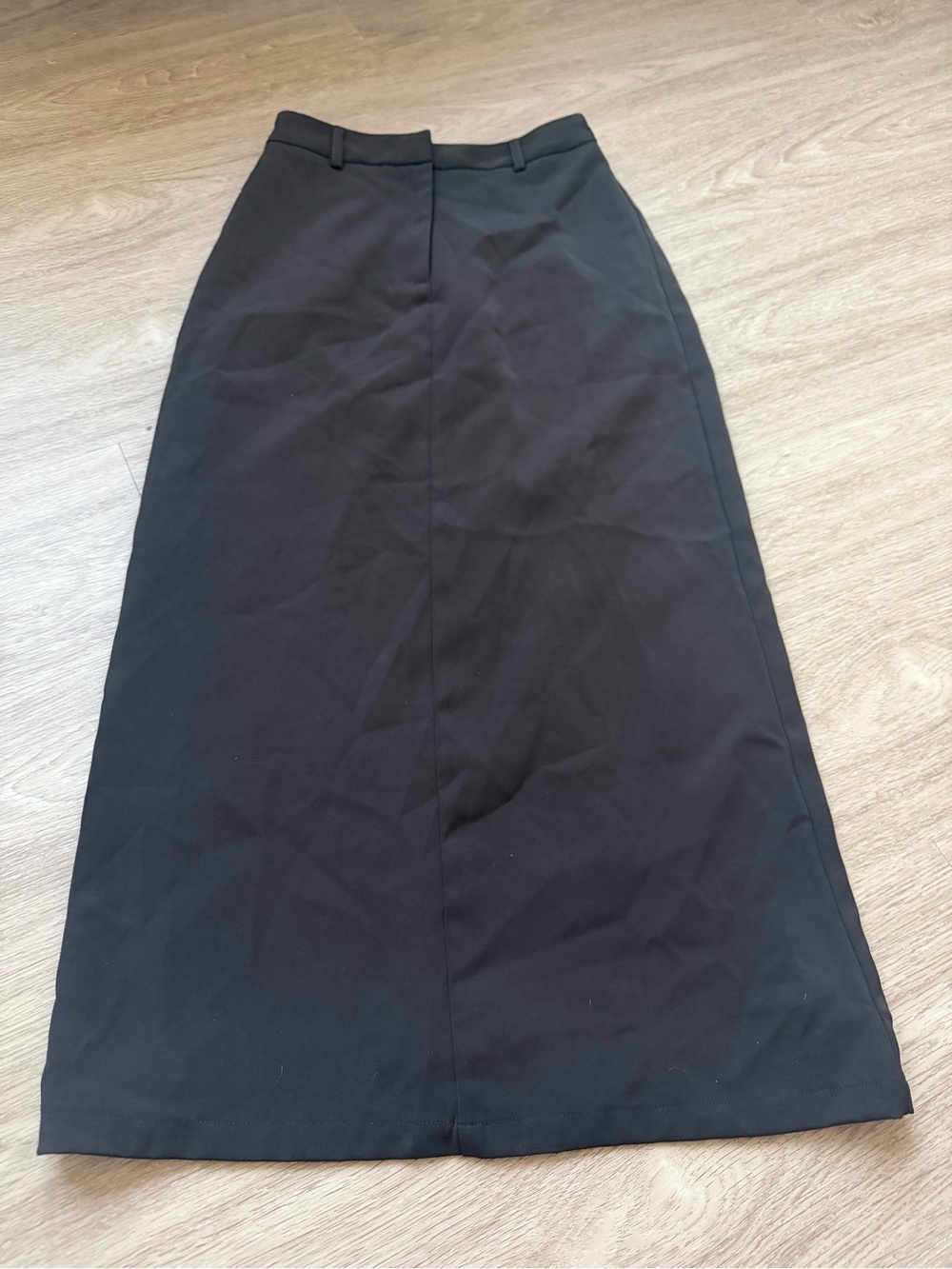 SHOWPO. ALANNA MIDI SKIRT High Waisted Back Split Pencil Skirt In brown size 2 - Picture 3 of 5